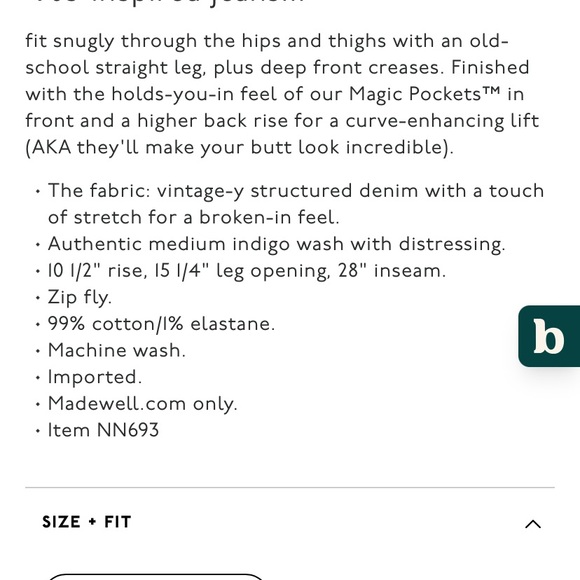 Women's Blue Straight Jeans - Picture 3 of 6